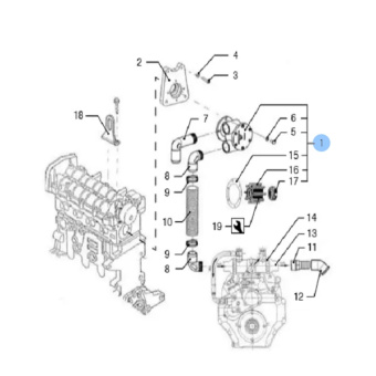 Vetus VFP01455 - Sea Water Pump Assy