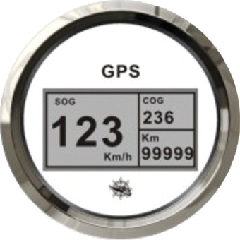 Osculati 27.781.01 - Speedometer Compass Mile Counter GPS White/Glossy
