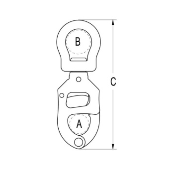 Ronstan RF7220 Series 200 Triggersnap Shackle with Large Bail