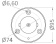 Osculati 46.815.00 - Straight Recess-Fit Bushing