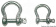 Osculati 08.329.12 - HDG Steel Bow Shackle 12 mm (10 pcs)