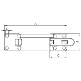 Hollex Toggle Latch 98mm