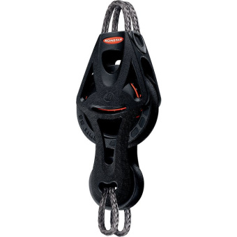 Ronstan RF45511 Series 40 Ball Bearing Orbit Block, Fiddle with Becket and Dyneema Link Head
