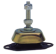 Allpa Flexible Anti Vibration Mount 'Large', 45° Shore, Pin M20, Dims. 228x112x68mm, Max. 350kg