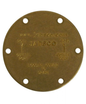 Jabsco 29475-0000 - Brass 020 Brass End Cover for 29470 29480 29490 Pumps