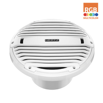 Hertz HMS 12 B2-LD-W - 12" Marine Subwoofer 2 Ohm White RGB LED
