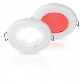 Hella Marine Euroled 75 Two Colors Spotlight Stainless Steel - Red / White Light