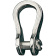 Ronstan RF614 Stainless Steel Narrow Shackle, 3/16" Pin, Slotted Head