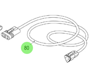 Steyr 2181200-0 - Water-in-Fuel Wiring Harness for Water Separator on Steyr Engines