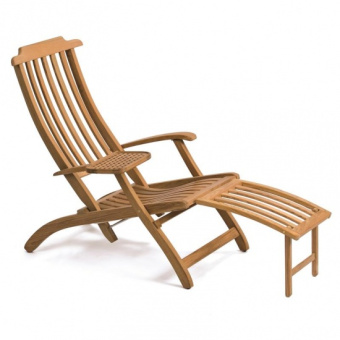 Teak Folding Sun Lounger