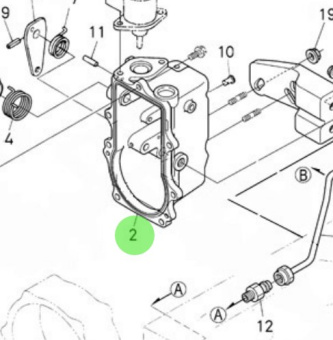 Nanni Diesel 970313603 - Governor Housing for N4.115 Engines
