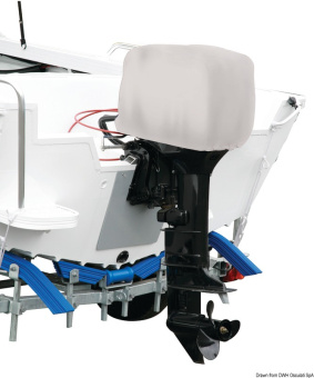 Osculati 46.537.06 - Oceansouth Grey Cover100-150HP 2/4-Stroke Outboard