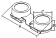 Allpa Stainless Steel Mini Electro-Magnetic Boat Hornset, Dual Tone, 2xø82mm, 12v