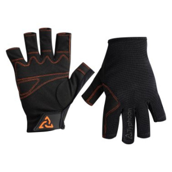 Plastimo P202488 - Typhoon Essential Full Finger - Adult - Black/ Solar M