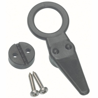Barton 52111 – Shroud Cleat with Eye Nylon 100mm, Clamp-On for Wire Ø8mm