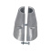 Super Marine Zinc Anode Ø25 Conical Shaft Nut (Bulk + Screws)