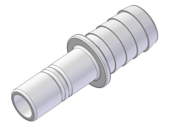 Whale WX1593B - Stem Adapter 3/4" Barb 15mm Male (100 pcs)