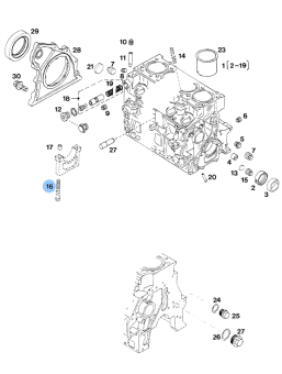 Vetus VD20531 - Hexagon Bolt D(T)4.29