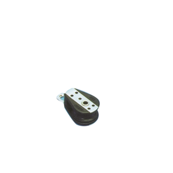 Allpa Plastic Deck Block Single, 6mm, Ball Bearing 22mm, SWL 100kg, Breaking Load 700kg