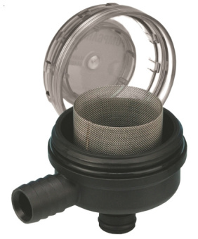 Jabsco 46400-0010 - 40 MESH Fine Filter, Pumpgard Strainer, Plug-In Port for Pump (m) x 19mm Hose Connection, 90°