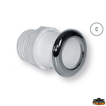 Trem N2842085 - Water Drainage Bushing Internal Diameter 42 mm With AISI 316 Flange, With Hose Connector