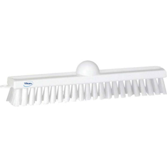 Vikan 3661 - Long Handled Scrubbing Brush Nylon 25 mm Hard (5 pcs)