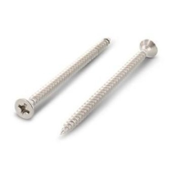 Euromarine 9050 Reinforced Countersunk Chipboard Screws PZ A4 Stainless Steel
