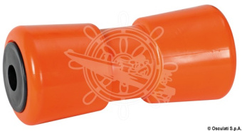 Osculati 02.029.43 - Central Roller, Orange 185 mm Ø Hole 21 mm