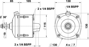 Lecomble & Schmitt Steering Pump LS330 29CTHB / Revolution With Non-return Valve