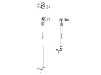 Borika Ft500 - Telescopic Transducer Mount For Transom Mounting