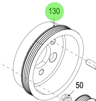 Steyr 2180834-0 - Belt Pulley