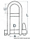 Osculati 08.764.08 - Shackle With Locking Pin And Stop Bar AISI 316 8 mm