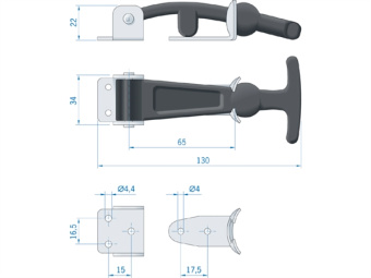 Roca Hood Latch