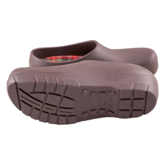 Gardy Jolly Fashion Clogs With Closed Back, Brown, Size 39
