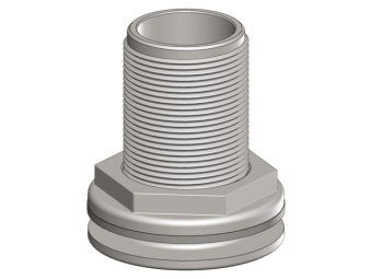 TruDesign White Through Hull Skin Fittings