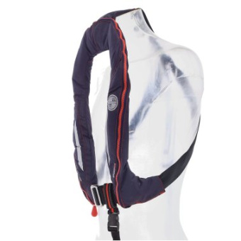 Ocean Safety Inflatable Life Jacket Sport 170 N ADV Self Harness Navy Blue