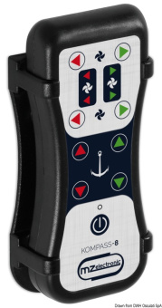 MZ ELECTRONIC Kompass-8 Windlass+Thruster Wireless Mooring Controllers with Meter Counter