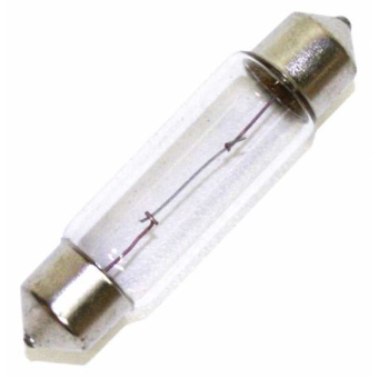 Incandescent Tube Bulb - S8.5, 12V, 5W, 15x44mm