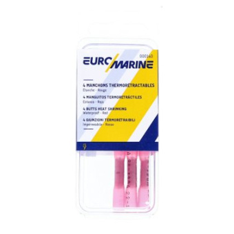 Euromarine Red Watertight Crimp Extender Red - Set Of 4