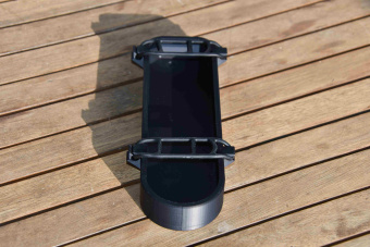 Humminbird TFA Transducer Protective Cover For Helix+Solix MSI Transducer, Black