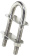 Osculati 39.127.10 - U-Bolt Conic Fittings Mirror-Polished Stainless Steel 166 x 12,