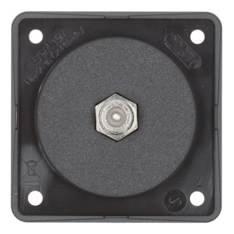 Berker Anthracite Antenna Socket - Satellite