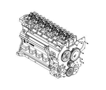 John Deere SE501739 - REMAN Complete Block Assembly Tier 2