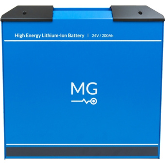 MG Energy Systems MGHE242200 - 25.2V 200Ah 5040Wh HE Series LiIon NMC Battery + M12 Connector - Metal Enclosure