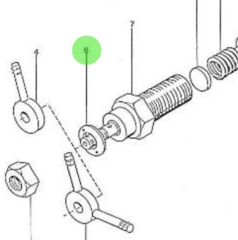 Nanni Diesel 970492172 - Injector Nozzle Washer for HE Series Engines