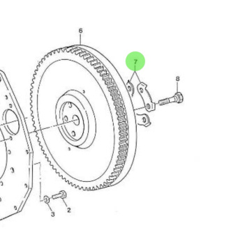 Nanni Diesel 970302397 - Flywheel Washer Set for HE and TDI Engines