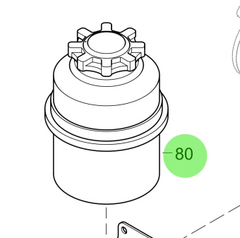 Steyr MT60194-1 - Partial Engine Assembly (Block, Pistons, Crankshaft and Valves) for MO246K41