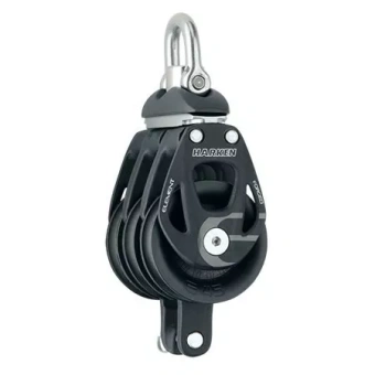 Harken 6241 - 45mm Aluminum Element Triple Block Swivel, Becket