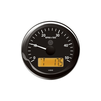 Veratron ViewLine Tachometer 5.000 RPM Black 85mm