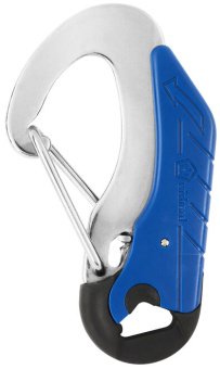 Wichard 2455 - Safety Hook Stainless Steel Double Action 115 mm Blue
